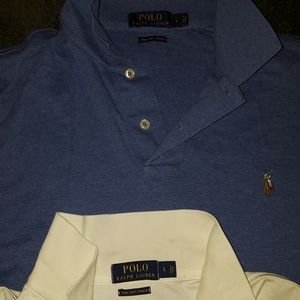 2 Men's Ralph Lauren, Pima Soft shirts